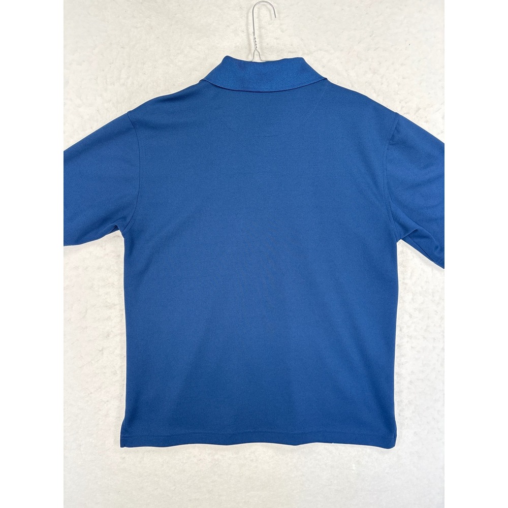 Ping Collection Mens Medium Blue Colorblock Golf Polo Performance Dynamics Shirt - Picture 7 of 10